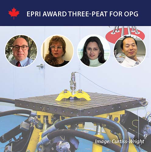 EPRI Award three-peat for OPG