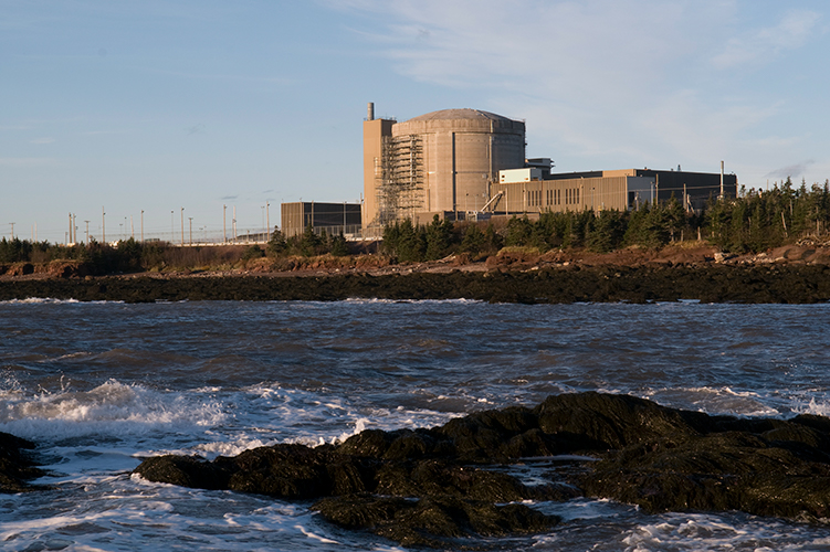 Exterior view of Point LePreau Generating Station