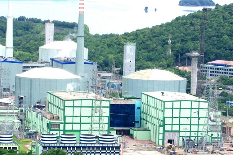 Exterior view of Kaiga Atomic Power Station
