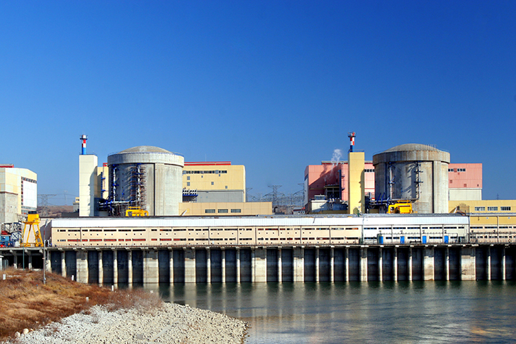 Exterior view of Cernavoda Nuclear Power Plant