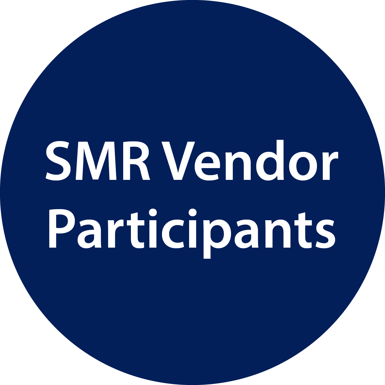 SMR Vendor Participants