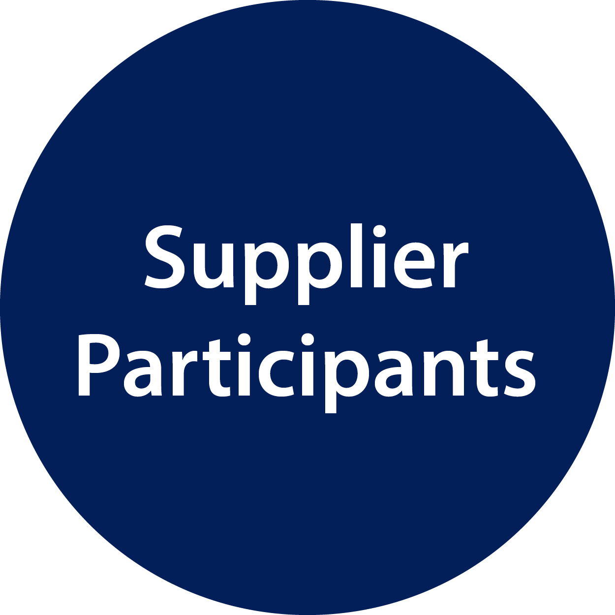 Supplier participants