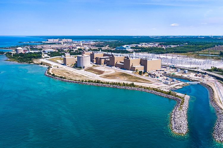 Aerial view of Bruce Power Generating Station